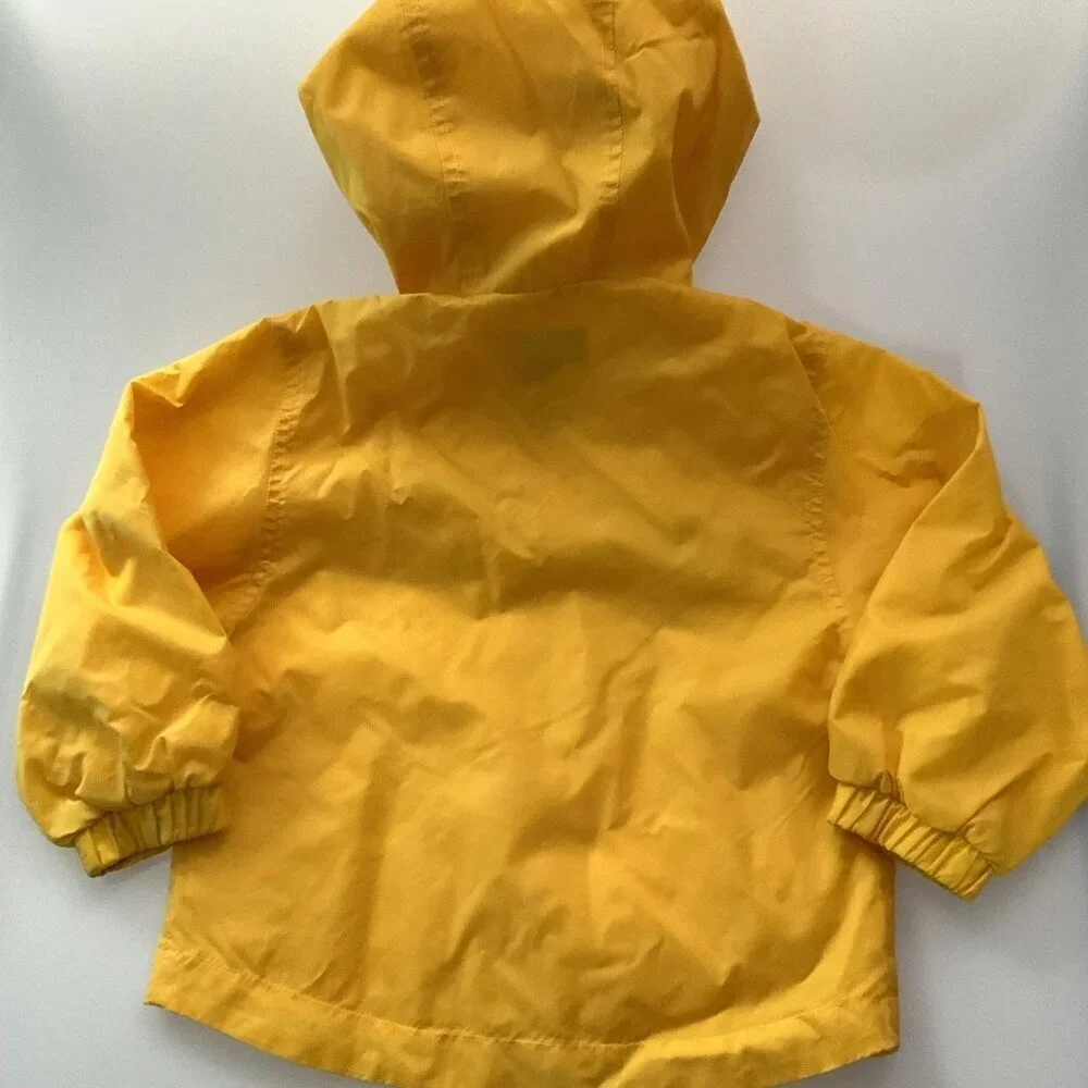 OSHKOSH B’GOSH YELLOW HOODED RAIN JACKET